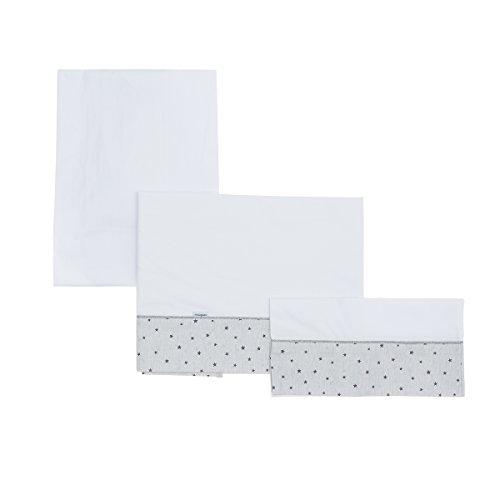 Lençol de Berço CAMBRASS Stela Cinzento (80x120cm) Cambrass - Lençóis - algodão egípcio, microfibra, fresco, limpo