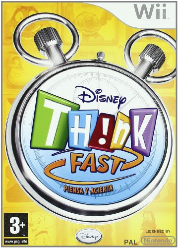 Jogo Wii DISNEY Think Fast (Médio - Música e Dança) Nintendo - Software de jogos de vídeo - dança, música, disney, minijogos, multijogador