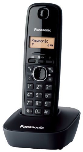 Telefone PANASONIC KX-TG1611 Preto (TELEFONO SEM FIOS - DECT) Panasonic - Telefonia - sem fios, dect, preto, alta qualidade áudio