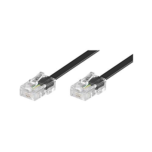Cabo Telefónico GOOBAY (RJ45 - 3 m - Preto) Wentronic - Cabos de telefone - 3m, rj45, preto, masculino