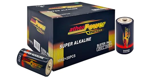 Pilhas Não Recarregáveis HAMA 00119059 (20 unidades) Athos Power - Baterias - 1.5v, alcalina, 20 unidades