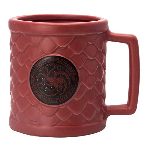 Caneca de Cáfe da Casa dos Espíritos Game of Thrones Targaryen ABYstyle - Canecas - cerâmica, 3D, microondas, geladeira