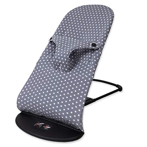 Coberturas para Balanças BABYLINE 3D Estrela Cinzento Creaciones Infantiles Babyline S.L. - Brinquedos para bebês e equipamentos de atividades - algodão natural, biodegradável, estrela cinzenta, lavável à mão