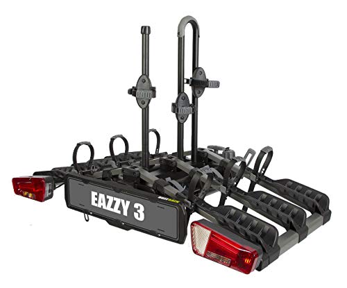 Suporte de bicicleta BUZZRACK Eazzy 3 Preto BUZZ RACK - Peças para bicicletas - alumínio, 2,5 kg, 3 portas, preto