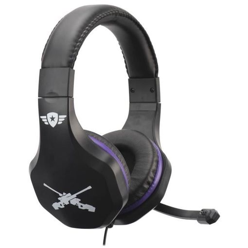 Auscultadores SUBSONIC Gaming Headset (Com fio - Com Microfone - Preto) SUBSONIC - Fones de ouvido e headsets - com fio, com microfone, preto