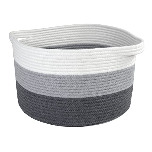 Cesto de Corda Grande Resistente Algodão Têxtil com Orifícios 40X40X25 Cm Sigma Team GmbH - Aparelhos de lavanderia - resistente, algodão, textil, orifícios