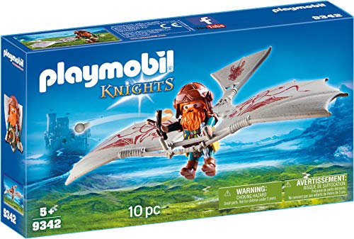 Playmobil 9342 Enano con máquina voladora (Peluches y muñecas) PLAYMOBIL - Conjuntos de brinquedos - enano, máquina voladora, peluches