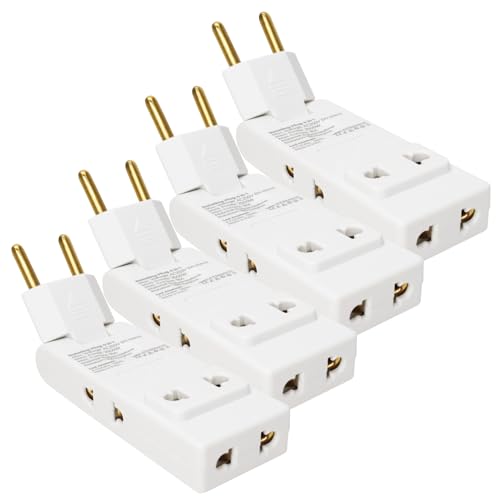 Tomada Led Atomant 4X Ladrão Enchufe Ultra Plano com 4 Tomadas Duplas (Europeu e Americano) Cabeça Giratória 180º LED ATOMANT, S.L. - Inversores de energia - 4x tomadas duplas, cabeça giratória 180º, ultra-plana, proteção contra sobrecarga