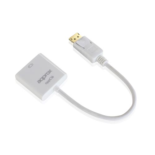 Adaptador de Interface Approx Display Port para HDMI Approx - Adaptadores de cabos de áudio e vídeo - displayport, hdmi, ethernet, 1920x1200p, 10.2gbps