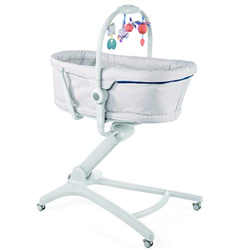 Berço CHICCO Nature Dreamy (Cinzento - Poliéster) Chicco - Berços e moisés - rodas, barra de brincadeira, luzes, música