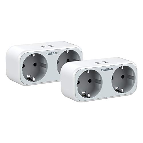 Adaptador TESSAN 2XUSB Multi-Function (1x USB-C - 1x USB-A) TESSAN - Fontes de alimentação elétrica - usb-c, usb a, 4 portas, multi-funções