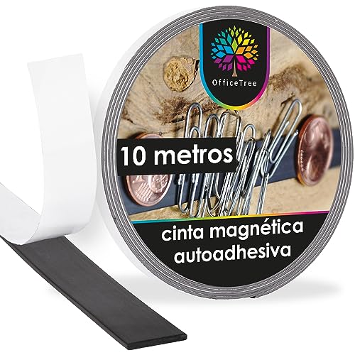 Fita Magnética OfficeTree 10m Magnetic Tape ILP GmbH - Adesivos e ímãs para artesanato - fita magnética, officetree, 10m, preto