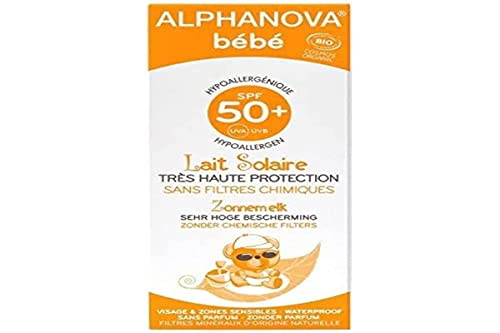 Alphanova Sun Bio Baby Sun Milk Spf50+ 140 Ml Alphanova - Protetor solar - spf50+, 140 ml, mineral, dermatologicamente testado
