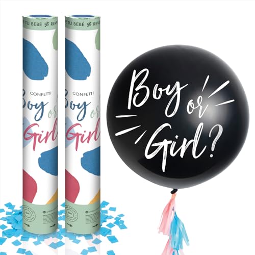 Kit de Revelação de Sexo OH YEAH para Bebés PARTYLOSOPHY - Confetes - revelação, sexo, bebés