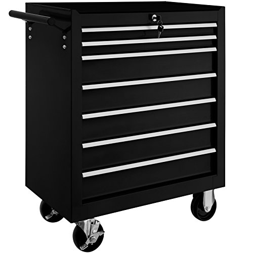 Carrinho de Ferramentas TECTAKE (Preto - Aço - 53x34x85 cm) TecTake - Conjuntos de móveis - preto, aço, 53x34x85 cm