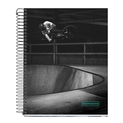 Caderno MIQUELRIUS Skate Park (A5 - 14x21cm) MIQUELRIUS - Cadernos e bloco de notas - A5, cartão mate, microperforadas, fitas marcadoras
