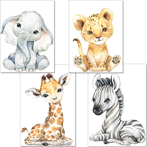 Conjunto 4 Posters ARTPIN Aos Animais da Selva artpin - Pósteres, impressões e arte visual - conjunto, 4 posters, artpin, animais da selva, papel de 300 gr/m, qualidade fotográfica