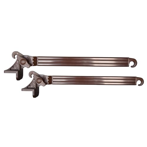Toldo Balcones 50 Cm Marron Ral.8017 TENDAGGIMANIA tendaggimania - Varões para cortinas e draperies - pvc, 50 cm, castanho, suporte para balcones
