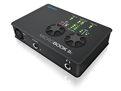 Interface MICROBOOK IIC (USB - Jack 6.35mm) Motu - Áudio - usb, jack 6.35mm