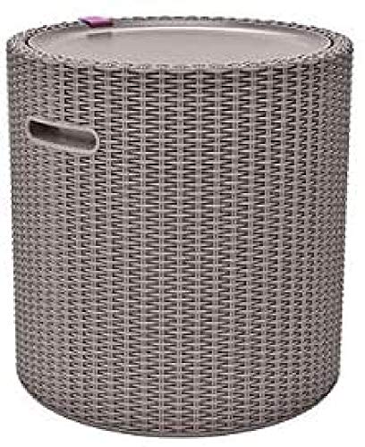 Mesa de Jardim KETER Cool Stool (Cinzento - Aço e Resina - 60x40x86 cm) KETER - Baldes de bebidas e resfriadores - cinzento, aço, resina, 60x40x86 cm