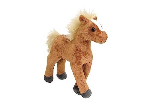 Mini Peluche WILD REPUBLIC CK Mini Foal Standing Brown 20cm WILD REPUBLIC - Animais de pelúcia - mini, peluche, wild republic ck, foal, 20cm, macio