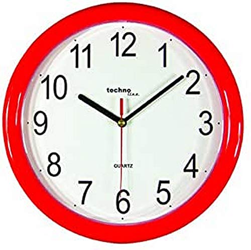 Relógio de Parede TECHNOLINE WT 600 Vermelho Technoline - Relógios de parede - relógio, parede, vermelho