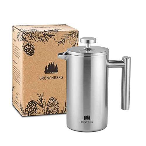 Cafeteira de Filtro GROENENBERG 1000-02 (1 L) Groenenberg - Cafeteiras de êmbolo - 1 l, filtro, máquina de lavar