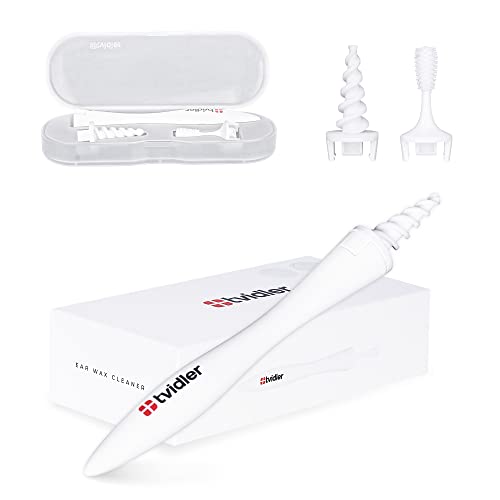 Kit de limpeza de ouvido TVIDLER Pro (Idade Mínima Recomendada: 3 anos) Tvidler - Móveis para bebês e crianças pequenas - silicone, sem pilhas, 1 m, preto branco