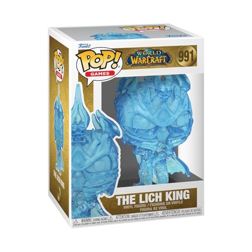 Figura FUNKO POP! Games Warcraft Lich King Funko - Brinquedos - figura, funko pop, World of Warcraft, lich king, pvc, alta qualidade