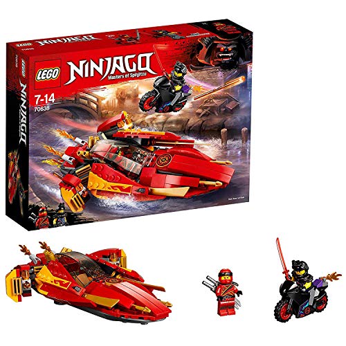 LEGO Ninjago: Katana V11 - 70638 (Idade mínima: 8 - Peças: 241) LEGO - Blocos de encaixe - lego ninjago, katana v11, kai luke cunningham, espadas ninja, disparadores secretos