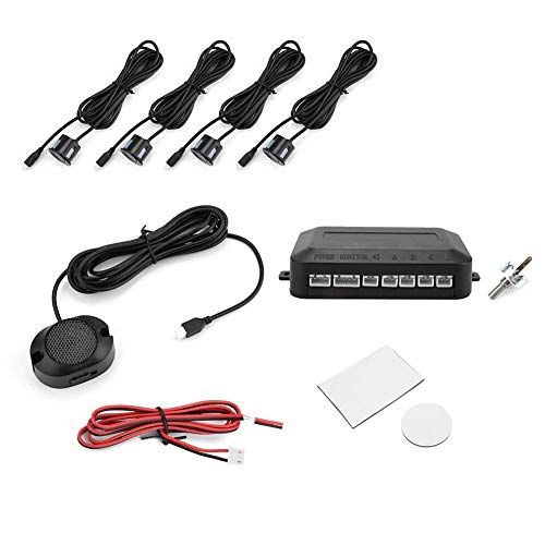 Sensor de marcha atrás do kit do radar do indicador de aviso de som do sistema 12v Dingln - Equipamento de segurança para veículos - sensor, marcha atrás, 12V, plug & play