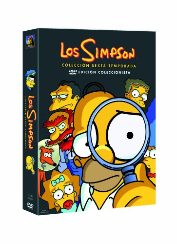 DVD Los Simpsons - 6ª Temporada (Edición Coleccionista) (Edição em Espanhol) Estévez Seven - Dvds e vídeos - 6ª temporada, edição coletora, espanhol