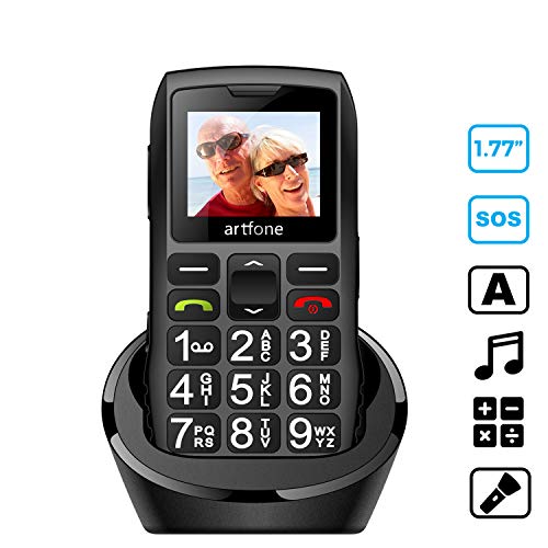Telemóvel ARTPHONE Senior (1.77'' - Preto) artfone - Telemóveis - telemóvel, artphone senior, 1.77 polegadas, preto