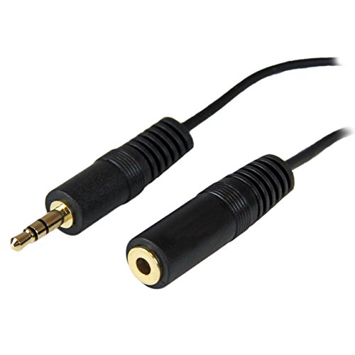 Cabo de Áudio STARTECH (Jack 3.5mm - 3.6 m - Preto) STARTECH - Áudio - jack 3.5mm, 3.6 m, preto, extensão de áudio