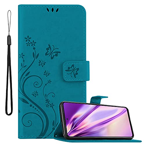 Capa para Samsung Galaxy A52 5G CADORABO Azul CADORABO - Capas para telemóveis - fólio, azul, samsung, couro, resistente