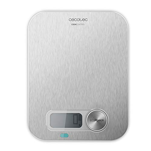 Balança de Cozinha CECOTEC CookControl 10000 EcoPower Cecotec - Balanças de medição - 8 kg, inox, eco power