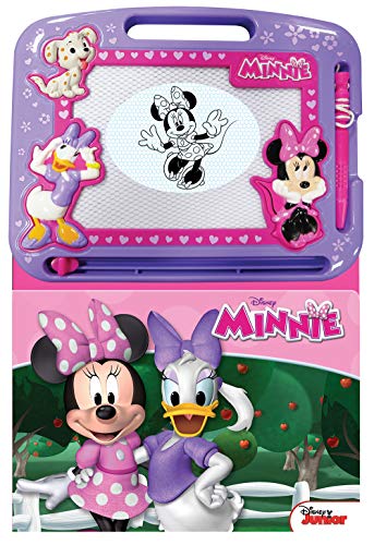 Livro Disney Minnie Magnética e Estilete 1526 - Livros - livro, disney, minnie mouse, magnética, estilete, atividades coloridas