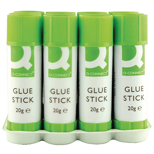 Fita Adesiva Q-CONNECT 12 Unidades (20 g) Q-Connect - Adesivos e ímãs para artesanato - fita adesiva, 20 g, 12 unidades