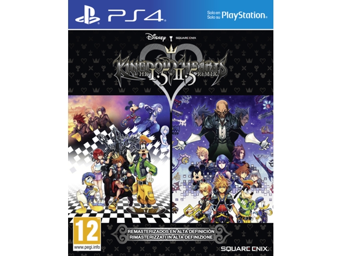Jogo PS4 Kingdom Hearts 1.5 HD + 2.5 HD ReMIX (En Espanhol) Square Enix - Software de jogos de vídeo - jogo, ps4, kingdom hearts, hd remix