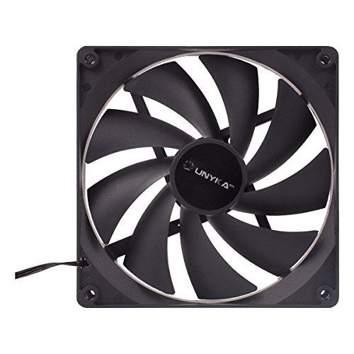 Ventoinha para Pc UnykaCh 51790 | Preto (Acessório Informática e Tel.) UNYKA - Peças de refrigeração de sistema de computador - 14 cm, 1000 rpm, 19 db, preto