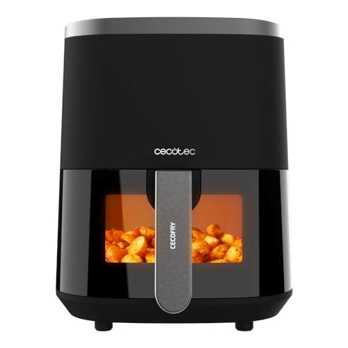 Fritadeira sem Óleo Cecotec Cecofry Fantastik Window 4000 4 L Cecotec - Fritadeiras - sem óleo, 1400 w, 4 L, preto
