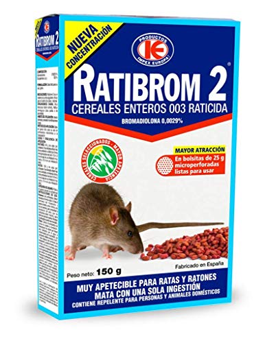 Ratiborom Cereais 150 Grs Vermelho (Recondicionado Como Novo) IMPEX EUROPA - Ferramentas de jardinagem - 150g, vermelho, pó