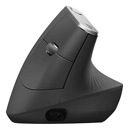 Logitech Mx Vertical Rato Ambidestro Usb Type-A Bluetooth Preto Logitech - Ratos e trackballs - vertical, ambidestro, USB Type-A, bluetooth
