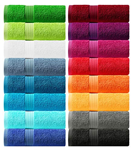 Toalha de Banho LASHUMA (Algodão - 30 x 50 cm) Lashuma E-Commerce GmbH - Roupa de cama e cama - algodão, 30 x 50 cm