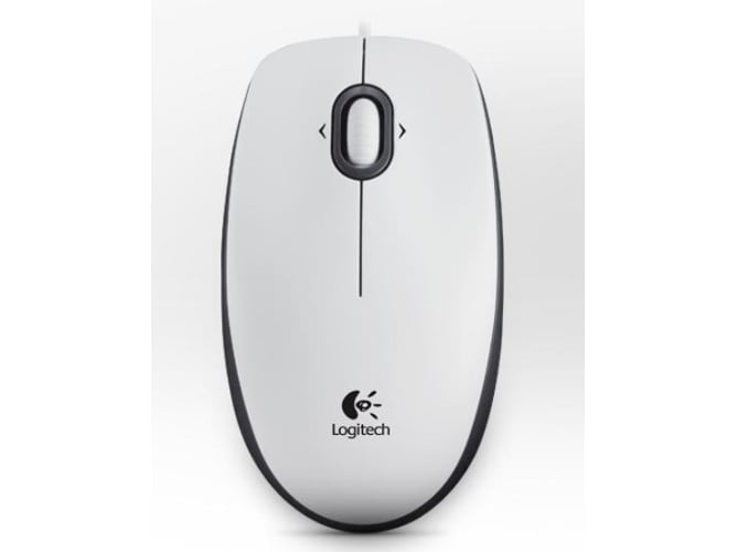Rato LOGITECH M100 (Cabo USB - Ótico - 800 dpi - Branco) Logitech - Ratos e trackballs - cabo usb, óptico, 800 dpi, 3 botões