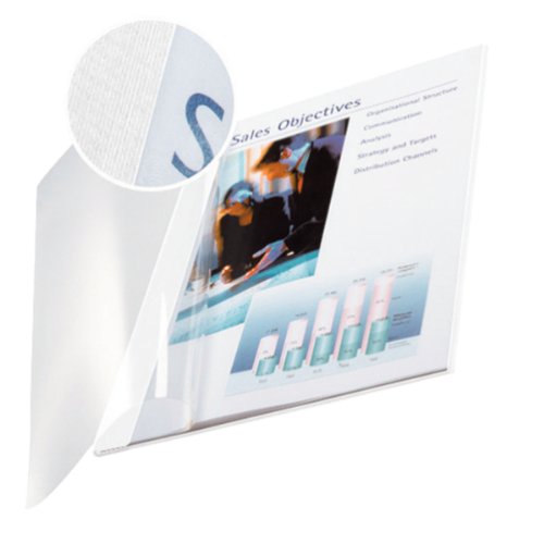 Capa de Encadernação LEITZ ImpressBind (A4 - Branco) Leitz - Papel de impressora e copiadora - encadernação, leitz, impressbind, a4, branco