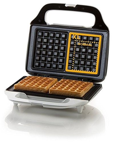 Máquina de Waffles DOMO DO9133W (5 W - 2 Waffles) Domo - Máquinas de waffle - 900 W, antiaderente, 2 waffles