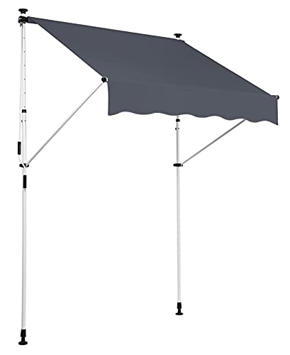 Toldo de Jardim CLP WESTERLY 250X120 Cm (Cinzento) CLP - Revestimento - 250x120 cm, clp westerly, cinzento