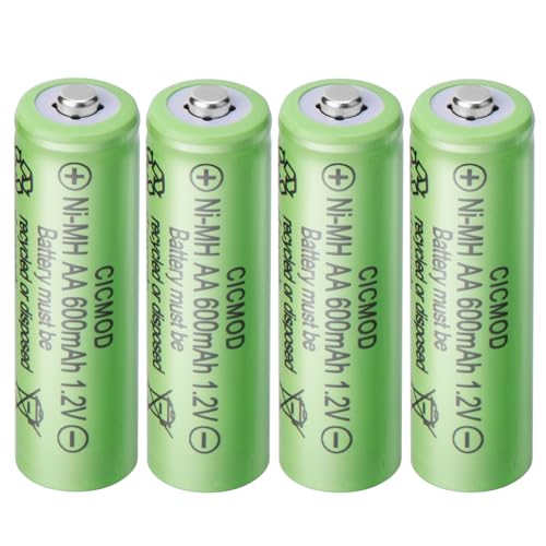 Pilha Recarregável Cicmod 4X1.2V 600Mah Aa CICMOD - Baterias - 600 mah, 12V, aa, não-recarregável