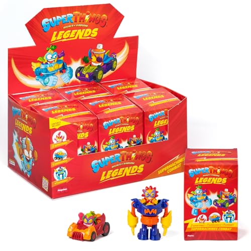 Figura de Ação SUPERTHINGS Super Machines Combat (Idade Mínima: 3 anos) MAGICBOX - Brinquedos - super-heróis, veículos imbatíveis, robôs super-poderosos, idade mínima 3 anos